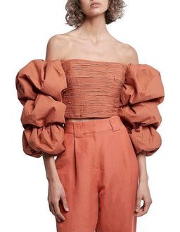 Aje Transcend Top Orange Size 10 for rent on The Volte - image 1