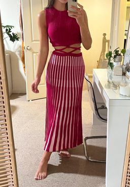 Andean Top and Skirt Set - Loretta Tie Skirt + Lara Tie Top for rent on The Volte - image 1