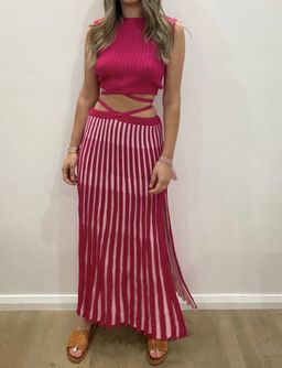 Andean Top and Skirt Set - Loretta Tie Skirt + Lara Tie Top for rent on The Volte - image 3