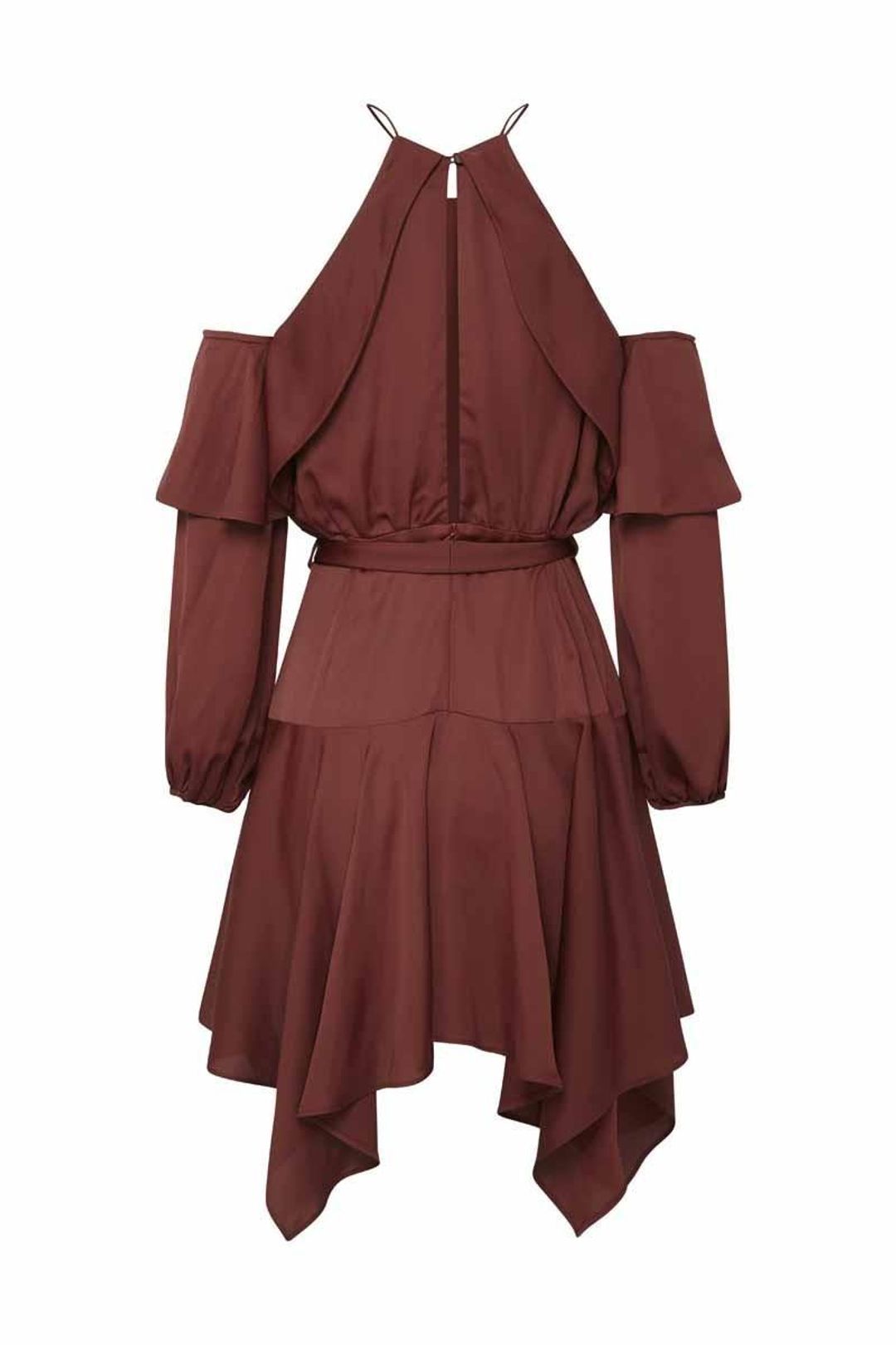 Sheike Diva Dress Brown Size 8 for rent on The Volte - main image