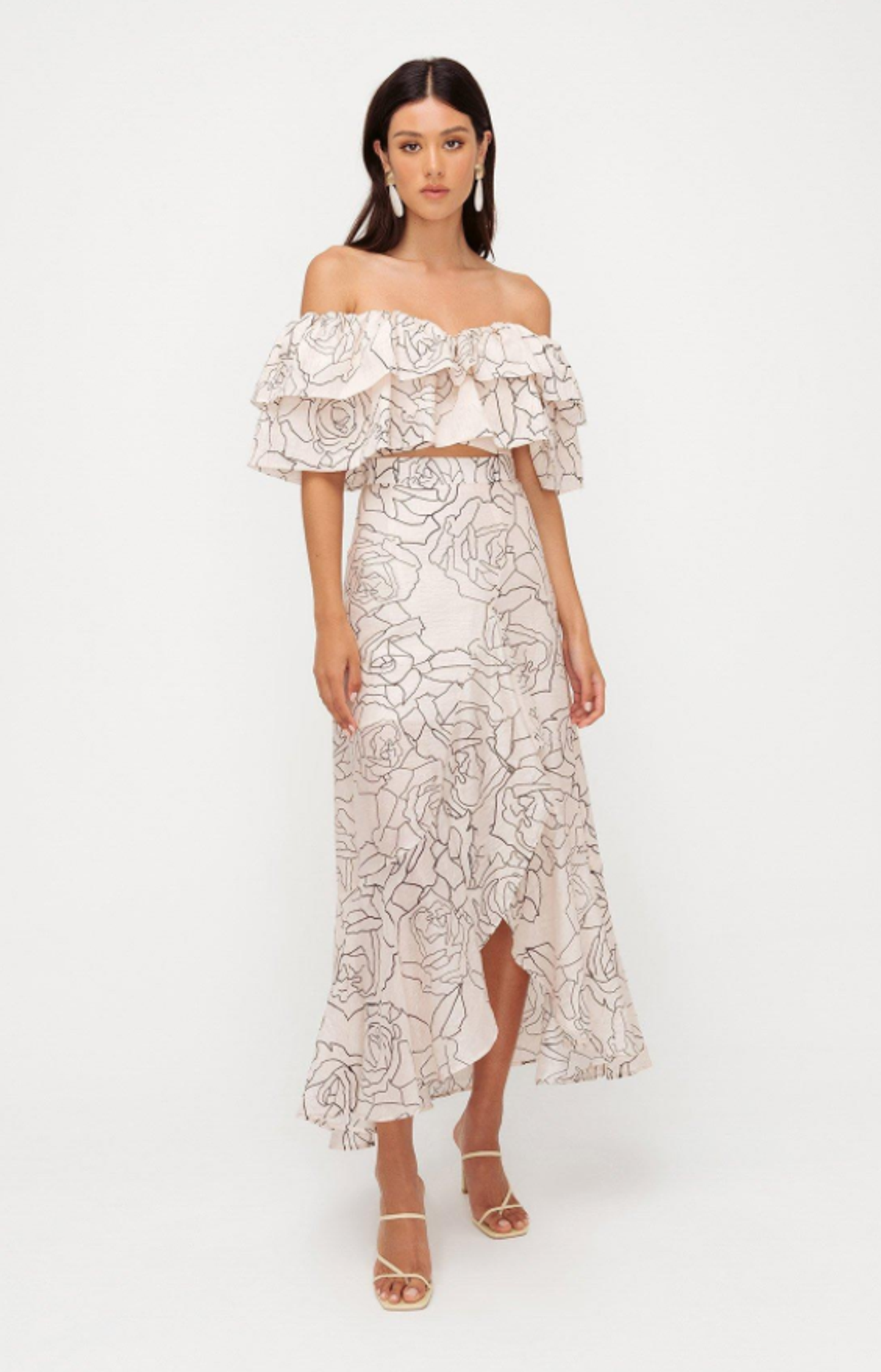 Sheik Catalina Top and Maxi Skirt Set Print Size 6 - Image 1