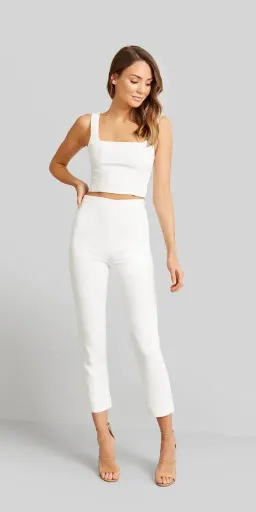 Kookai Valentine Oyster Set White Size 10 for rent on The Volte - image 1