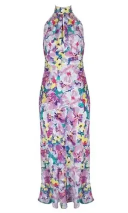 RUBY GIGI SILK HALTER DRESS SIZE 8 for rent on The Volte - image 10