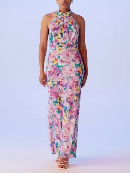 RUBY GIGI SILK HALTER DRESS SIZE 8 for rent on The Volte - image 7