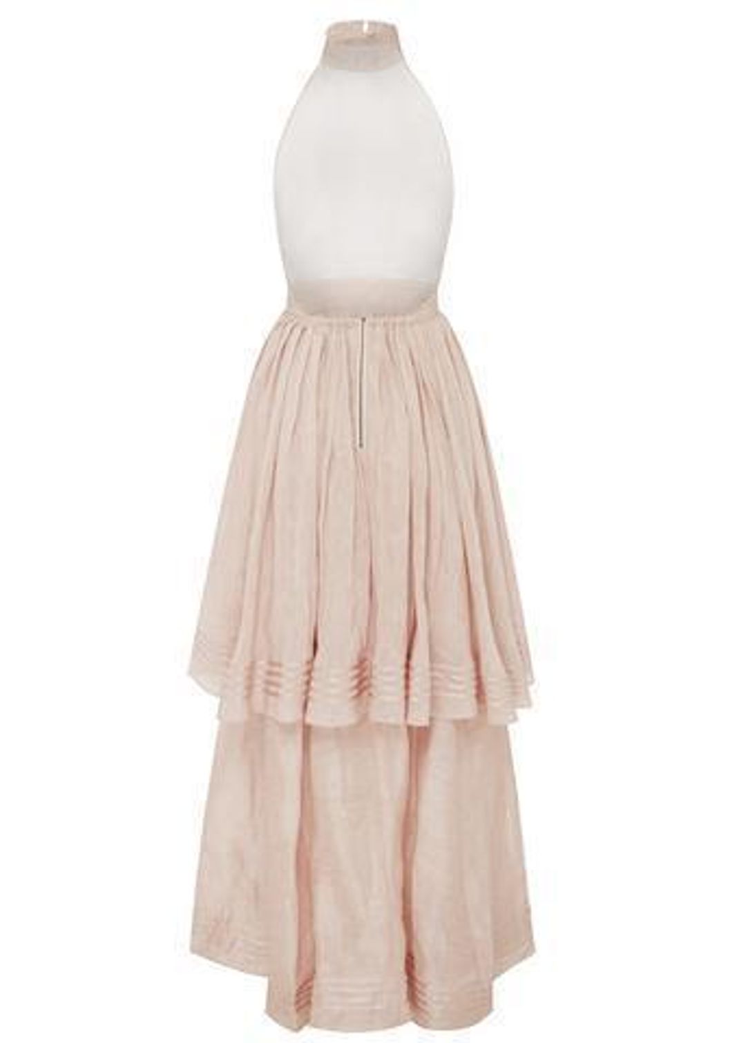 AJE Sienna Dress - Size 6 (Blush) for rent on The Volte - main image