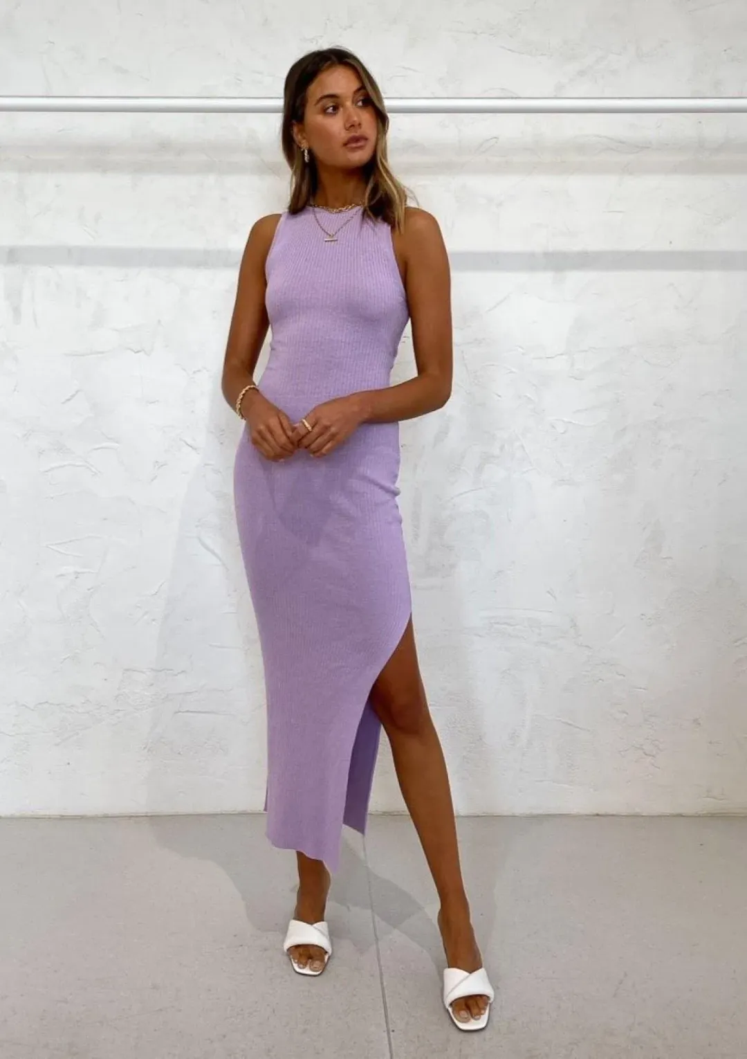 Bec & Bridge Riviera Dress Purple for rent on The Volte - main image