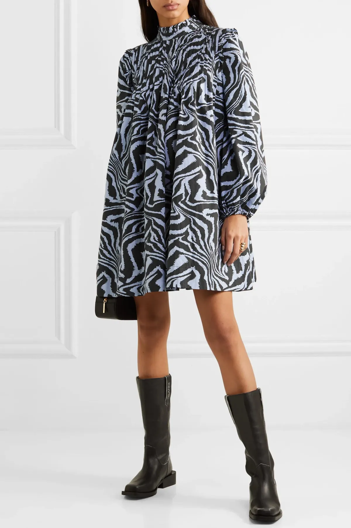 Ganni poplin dress - Image 1