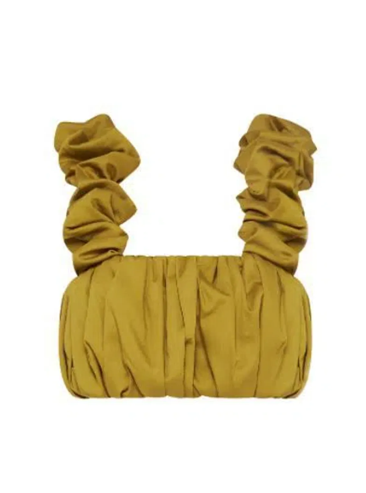 Aje Medina Cropped Top and Casabianca Tiered Skirt Set Yellow Size 8 - Image 5