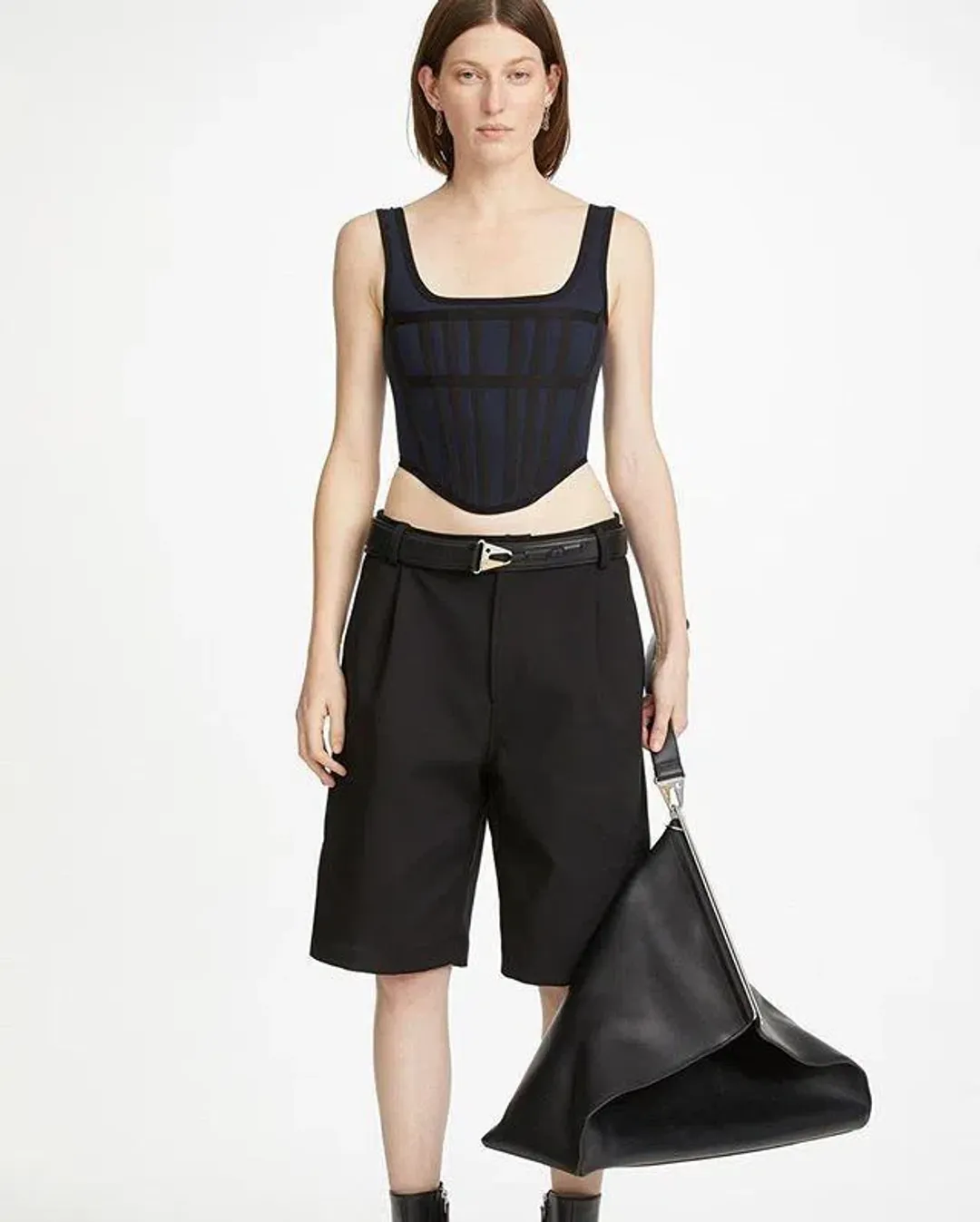 Dion Lee Corset Navy size 8 for rent on The Volte - main image
