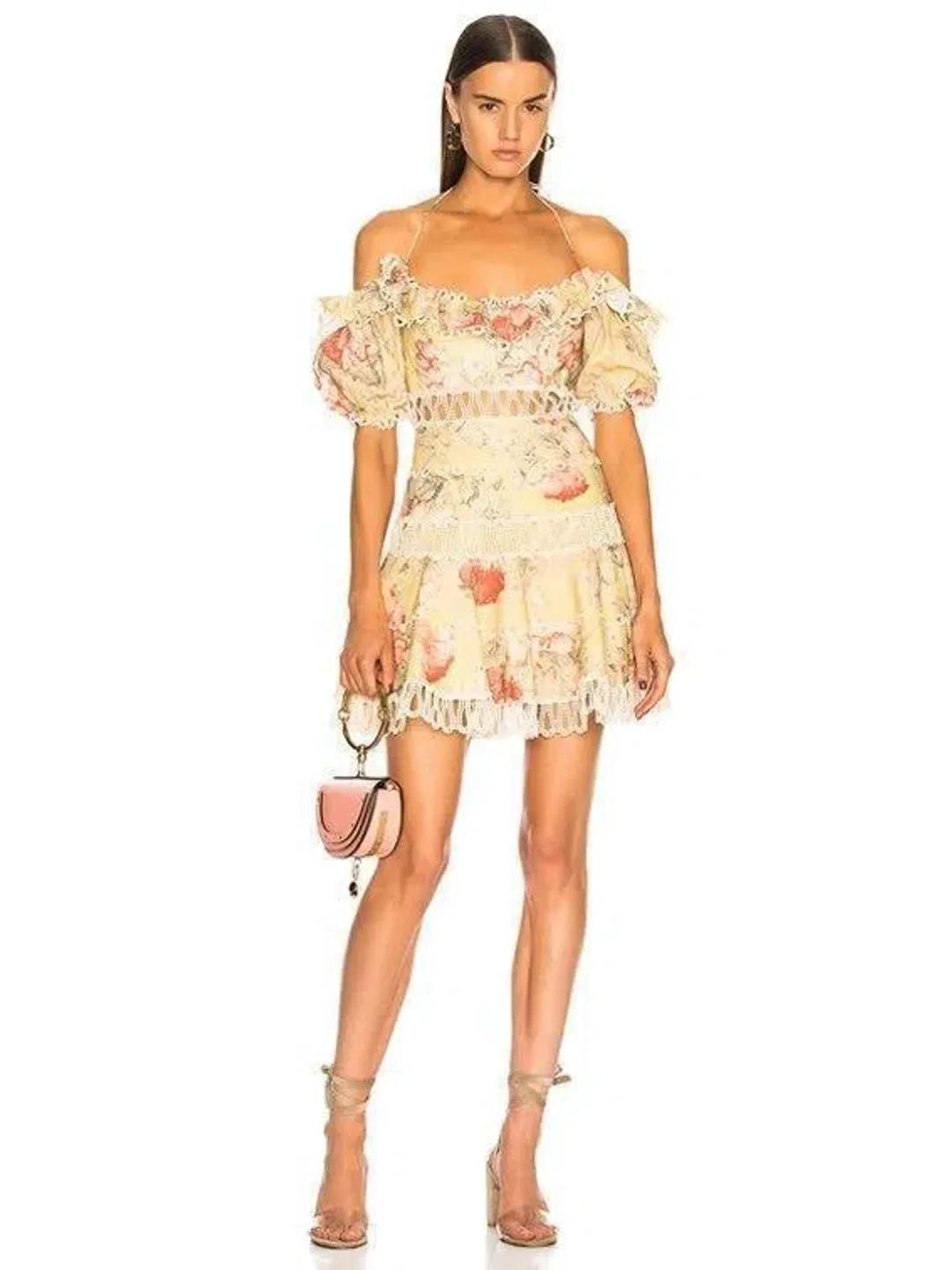 Zimmermann Melody Off the Shoulder Dress for rent on The Volte - main image