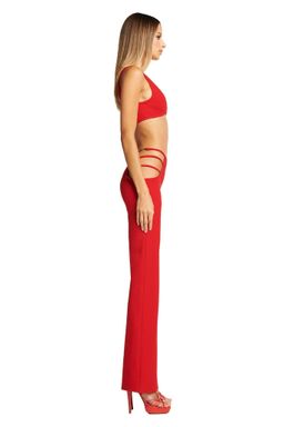 I. AM. GIA Lucid Crop Top & Pants Set Red Size S for rent on The Volte - image 2