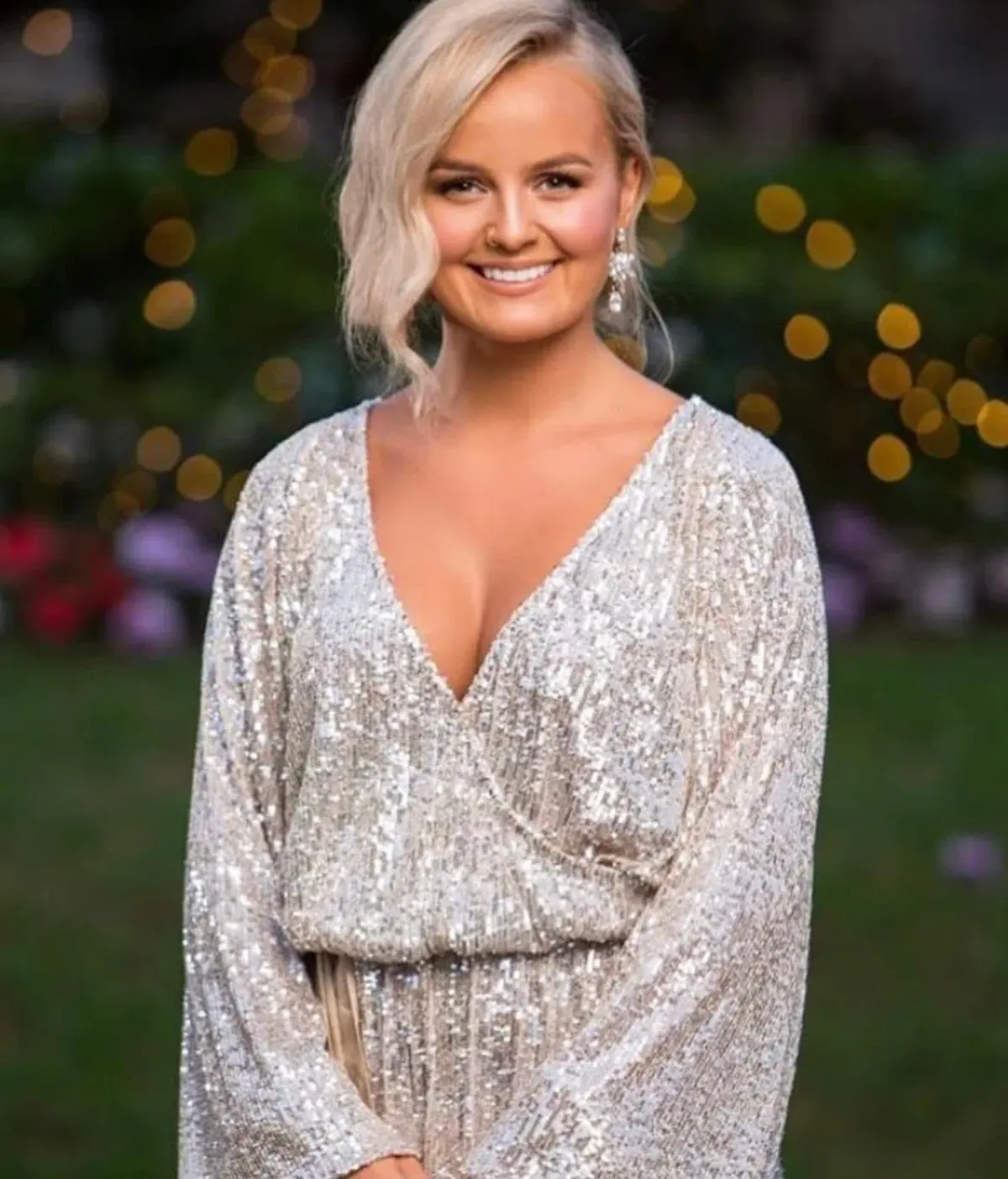 Winona Broadway Dress Silver Size 8 - Image 3