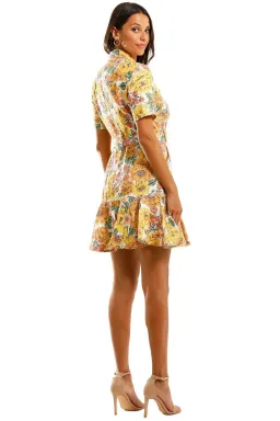 Zimmerman Poppy Belted Mini Dress Floral Size 1 / Au 10 for rent on The Volte - image 2
