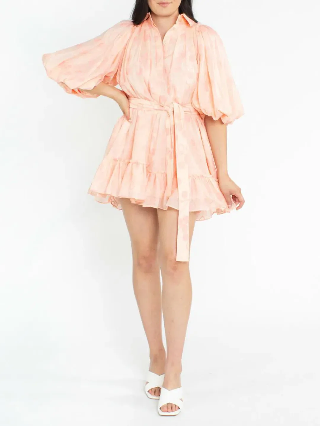 Textual Mini Dress for rent on The Volte - main image