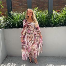 Sheike Postcard Maxi Skirt and Crop Top for rent on The Volte - image 2