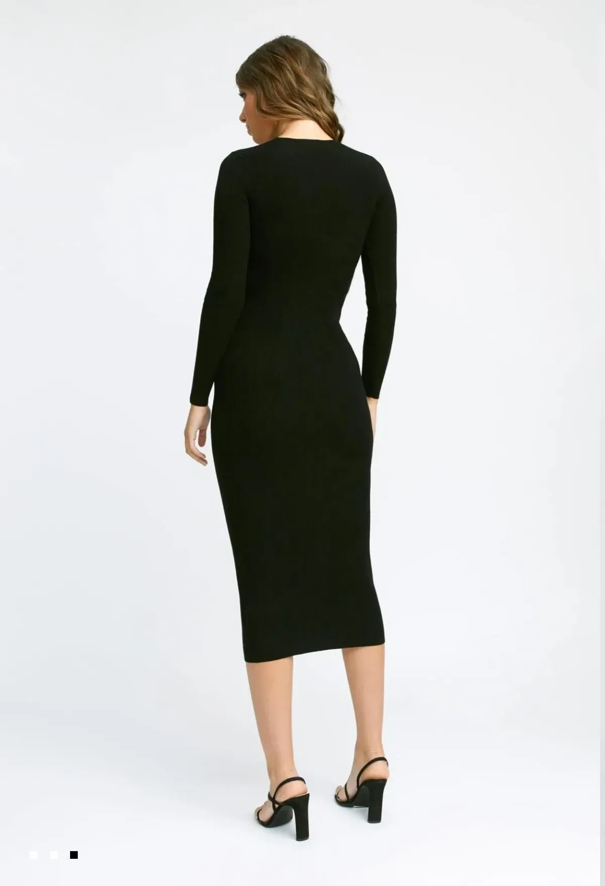 LONG SLEEVE CUT OUT DRESS - Image 3