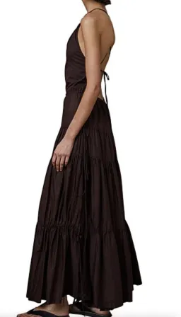 Bec & Bridge Carmen Maxi Dress Chocolate Brown Size 8 for rent on The Volte - image 4