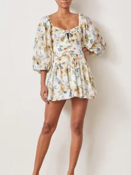 Bec and Bridge Fleurette Mini Dress Print Size 8 for rent on The Volte - image 1