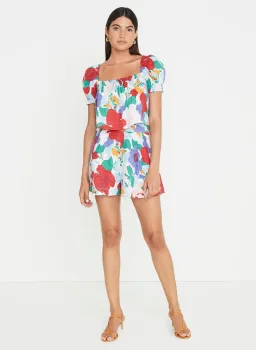 Faithfull the Brand Lilia Top and Ondine Shorts Set Print Size 8 for rent on The Volte - image 1