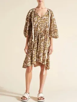 Lee Mathews Ariel Puff Sleeve Dress for rent on The Volte - image 1