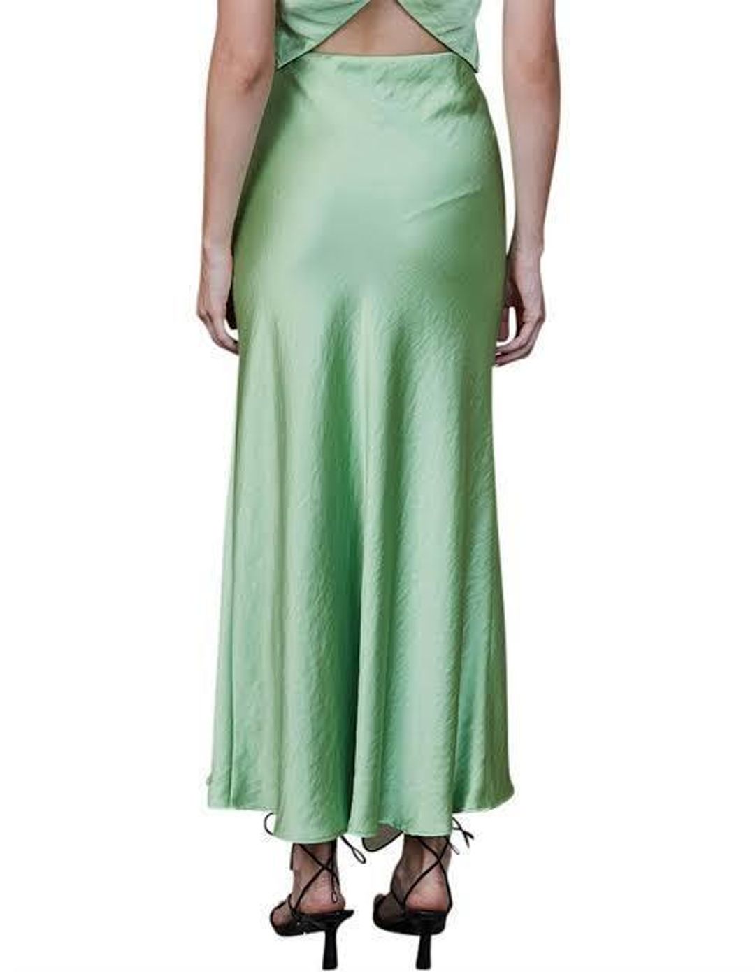 Bec & Bridge Apple Eyes Maxi Skirt Apple Green Size 8 for rent on The Volte - main image