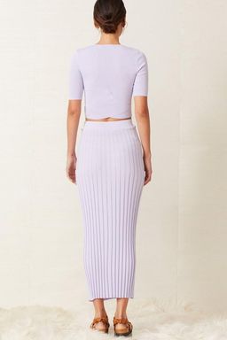 Bec & Bridge Eden Top & Midi Skirt Set Lilac Size 6 for rent on The Volte - image 5
