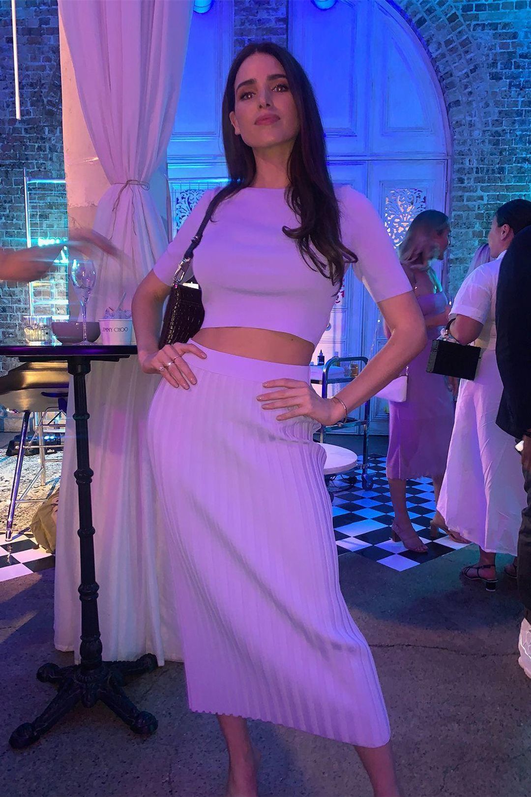 Bec & Bridge Eden Top & Midi Skirt Set Lilac Size 6 for rent on The Volte - main image