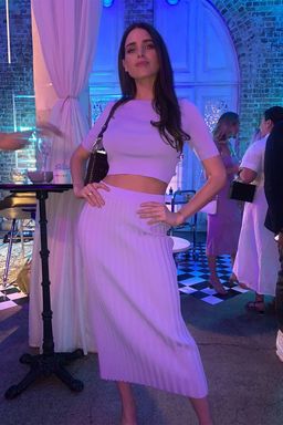 Bec & Bridge Eden Top & Midi Skirt Set Lilac Size 6 for rent on The Volte - image 6