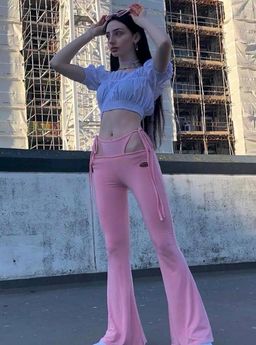 I.AM.GIA O Mighty OG G-String Flare Pants Pink Size / AU 8 for rent on The Volte - image 3