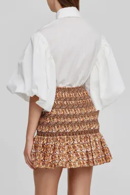 Acler Kyle Skirt Brown Size 8 for rent on The Volte - image 2