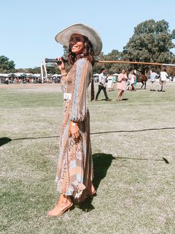 Zimmerman Sunray Long Sleeve Midi Dress Tiled Stripe Size 6 for rent on The Volte - image 3