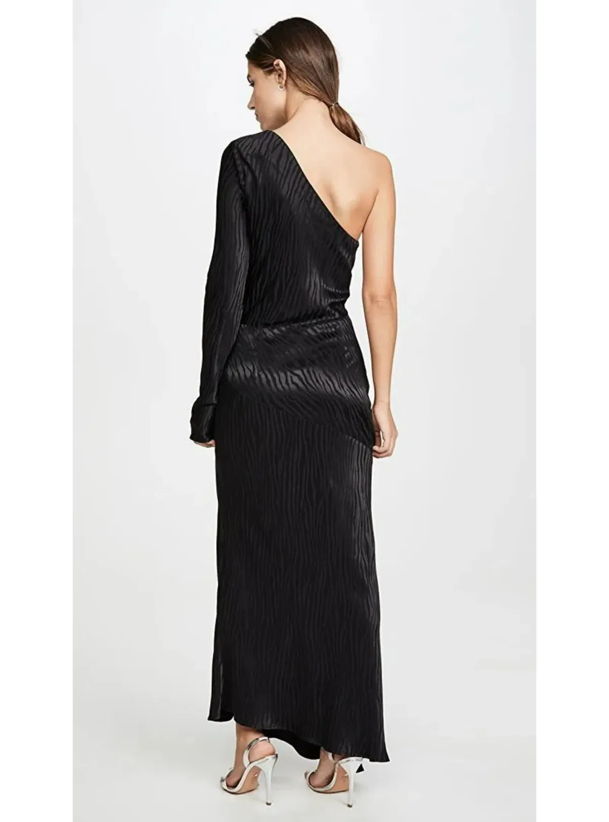 Bec & Bridge The Kat Asymmetrical Midi Dress In Black Size AU 8 - Image 2
