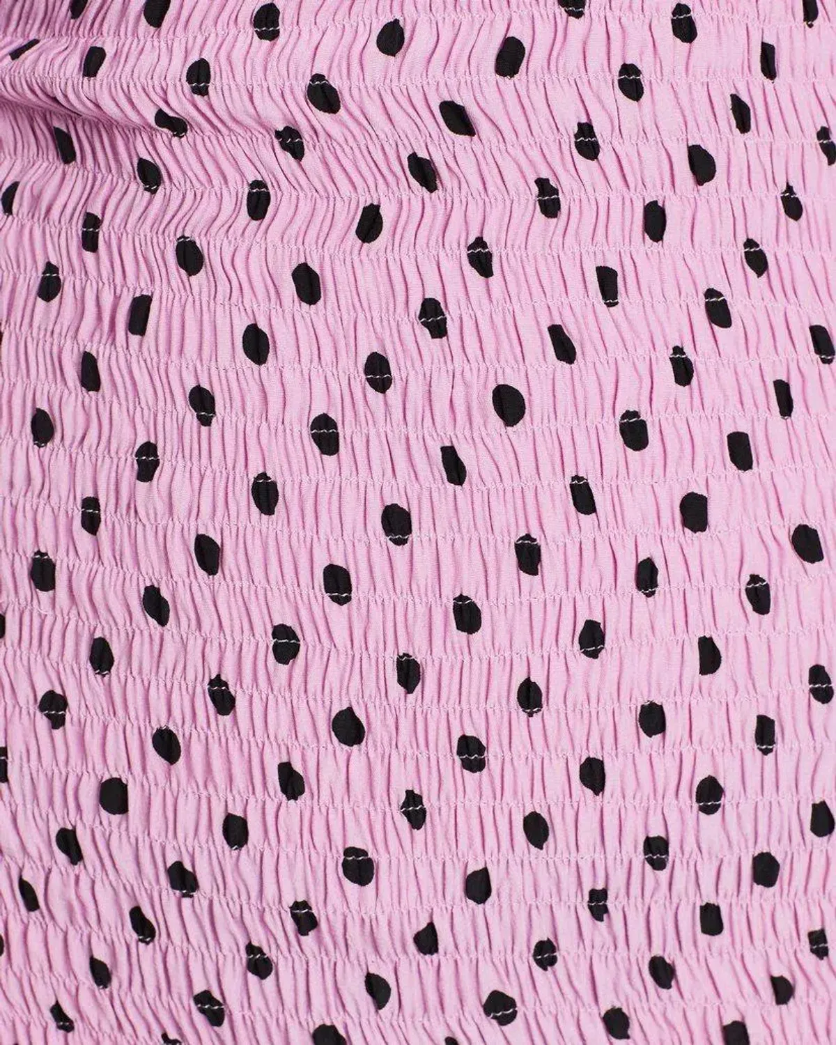 FAITHFULL THE BRAND Womens Purple Polka Dot Pouf Short Sheath Dress - Image 6