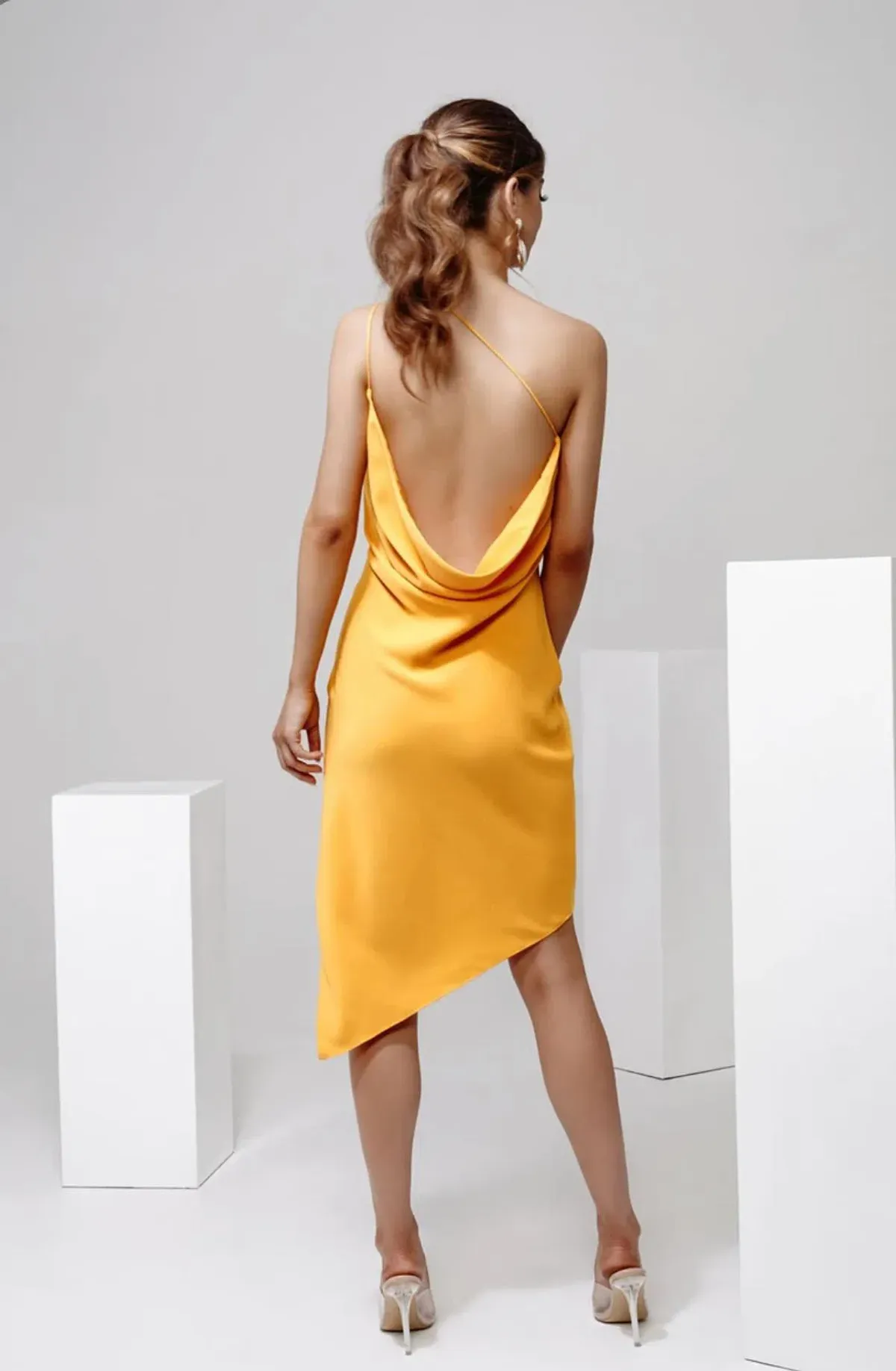 Derma Department Anya Dress Orange Size 8 - Image 2