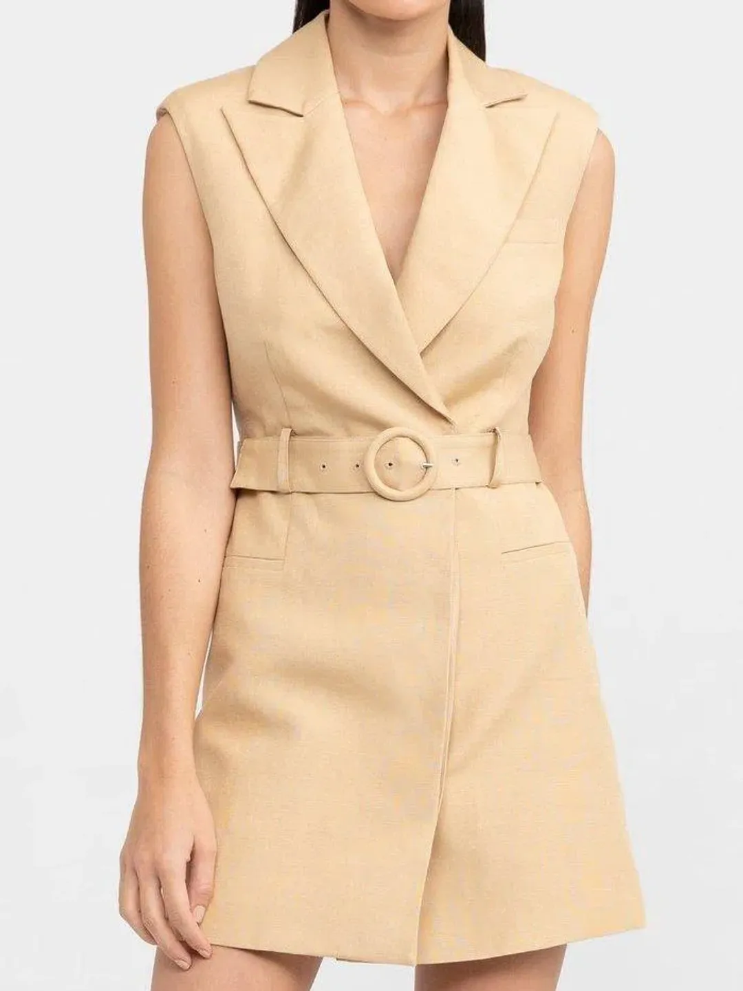 Significant Other Ruby Dress Beige Size 8 for rent on The Volte - main image