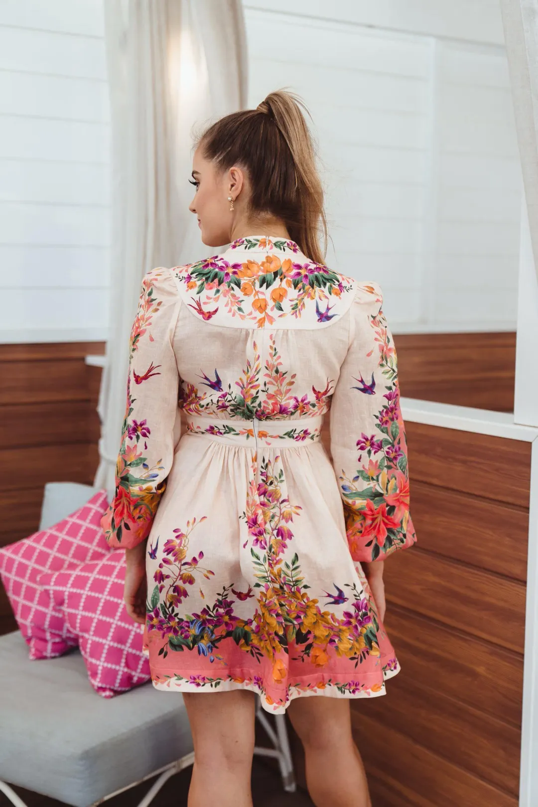 Zimmermann Tropicana Mini Dress - Size 0 for rent on The Volte - main image