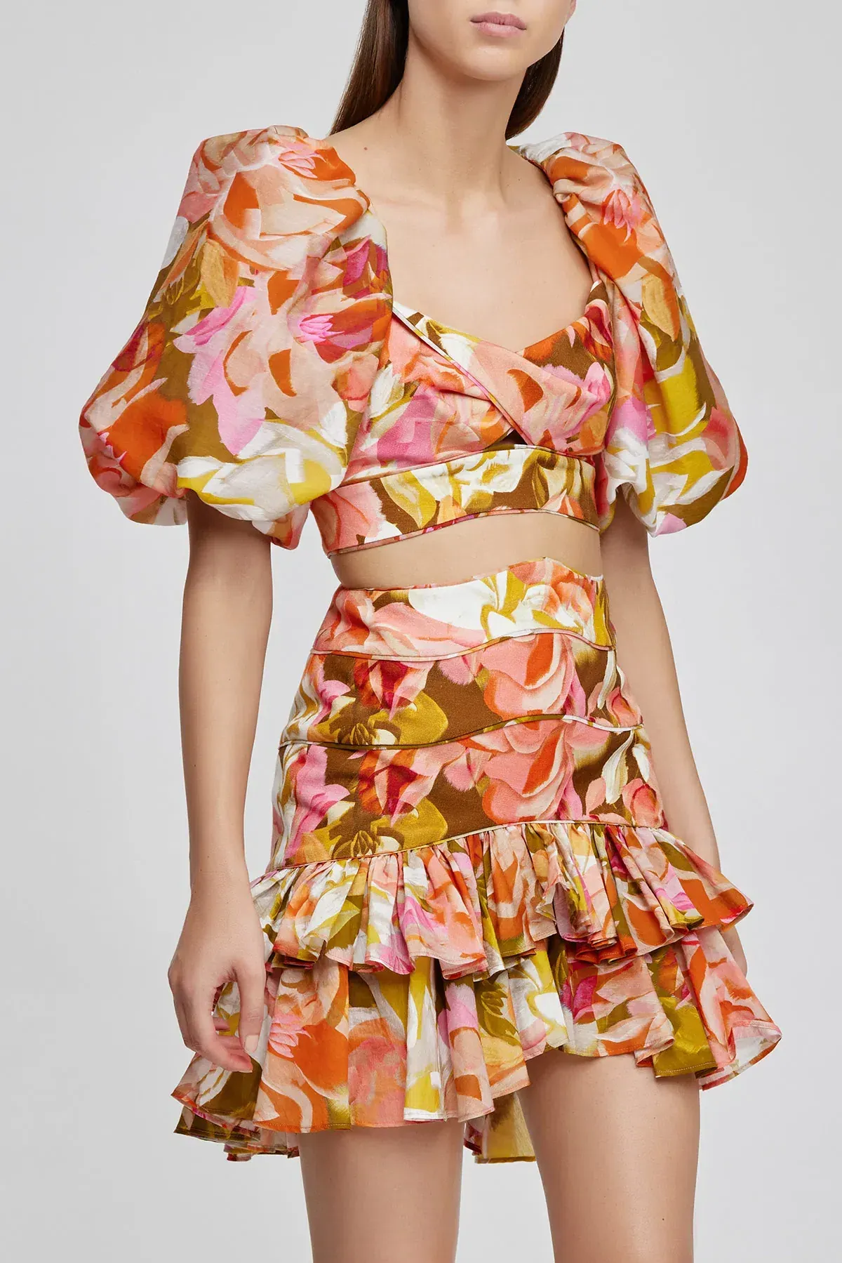 Acler Porter Skirt Print Size 12 - Image 1