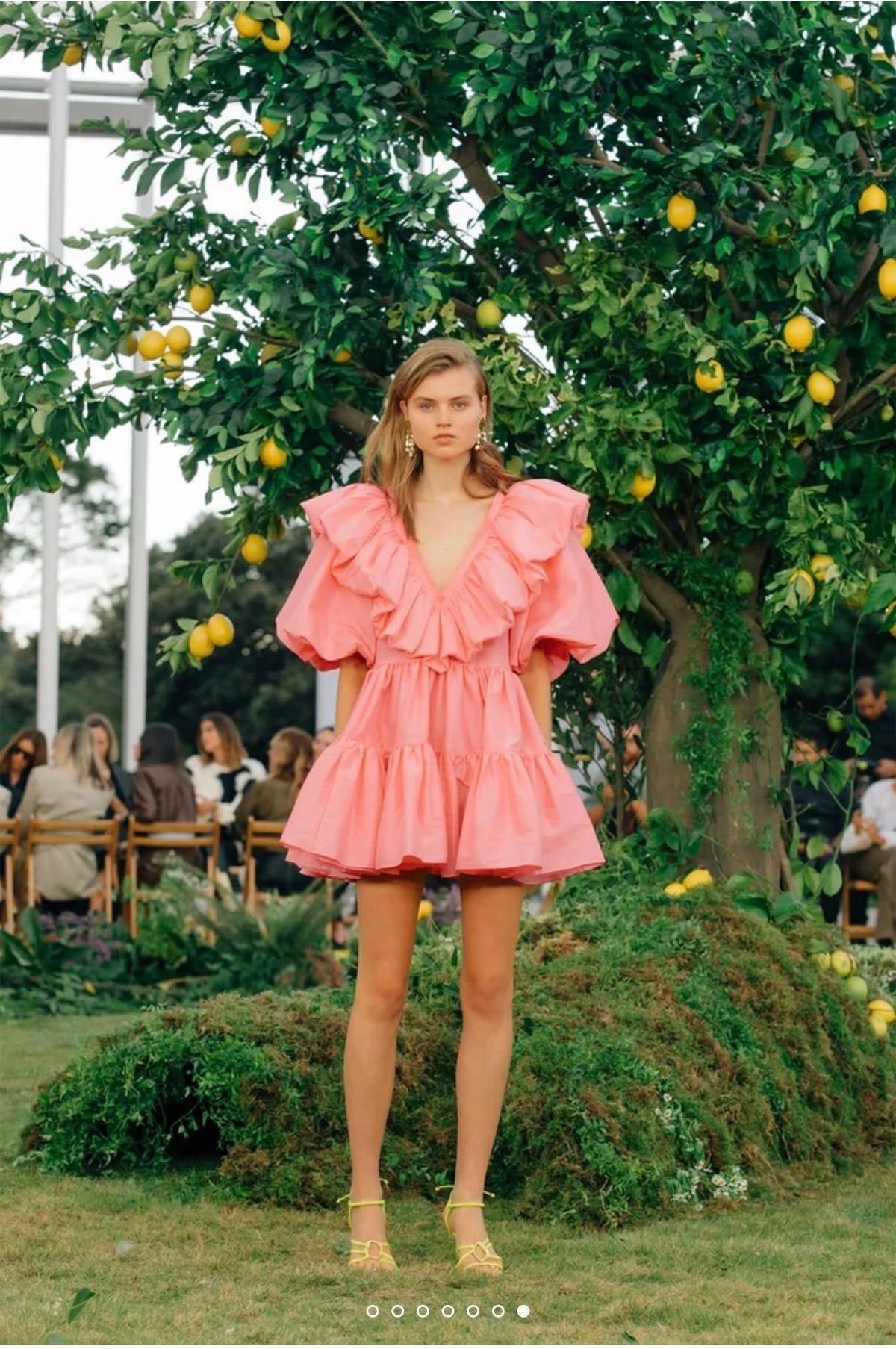 AJE - Solstice Ruffle Tiered Smock Dress - Image 7