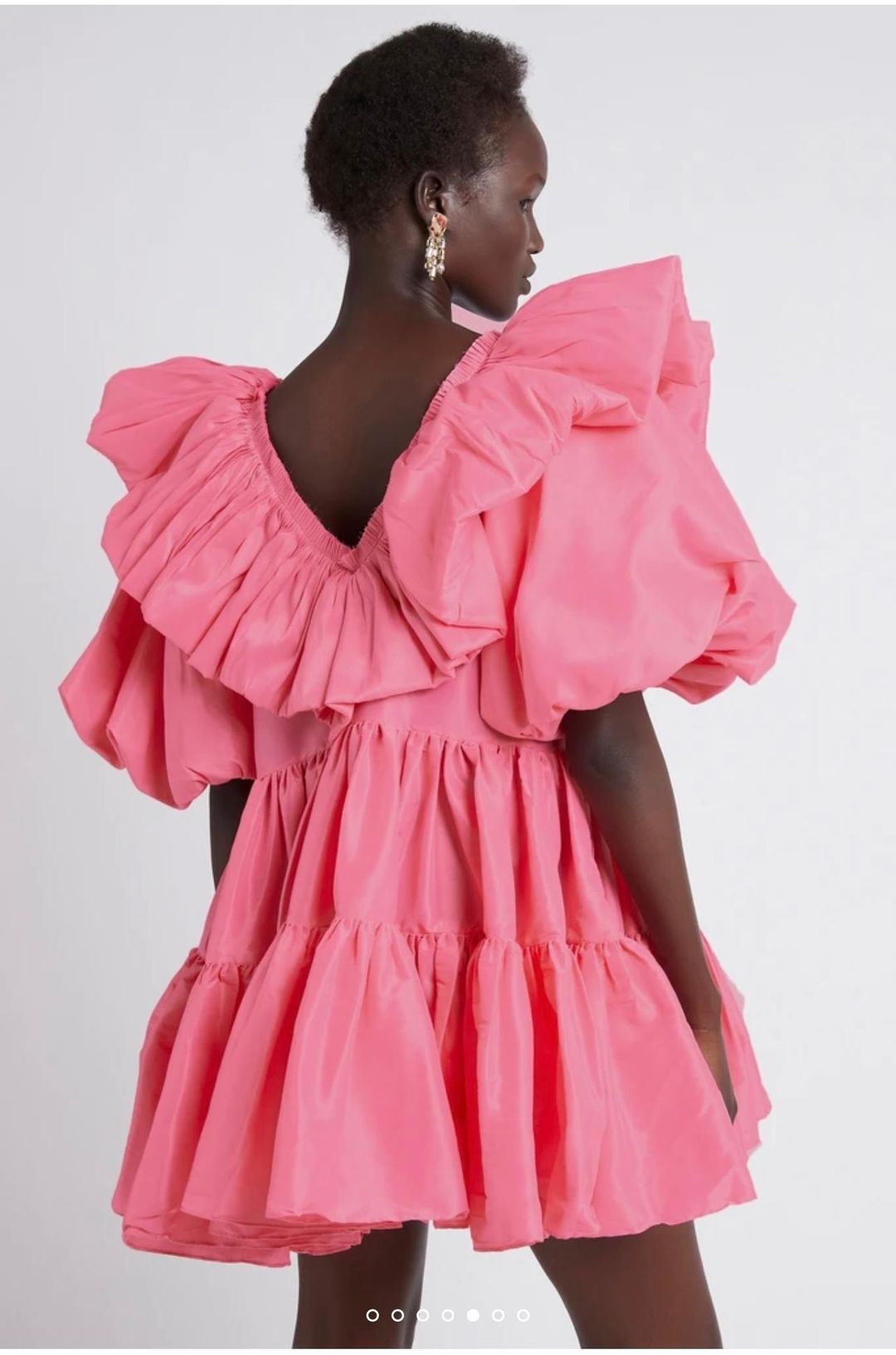 AJE - Solstice Ruffle Tiered Smock Dress for rent on The Volte - main image