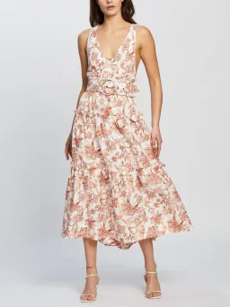 Shona Joy Carolina Tiered Midi Dress for rent on The Volte - image 1