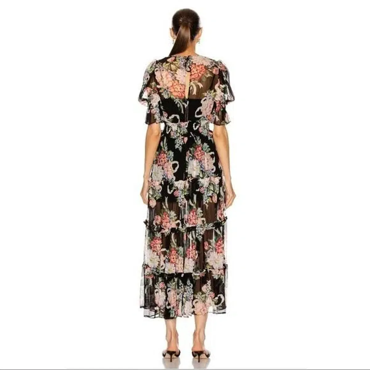 alice McCALL - Pretty Thing Midi Dress Black Size 8 - Image 3