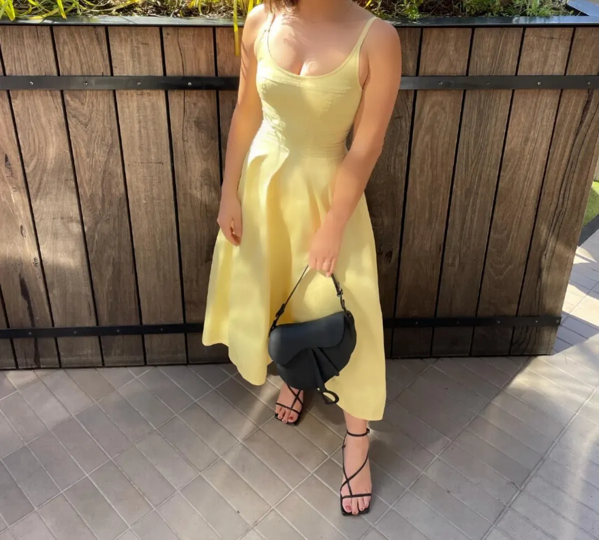 Oroton Structured Sundress Daffodil - Image 3