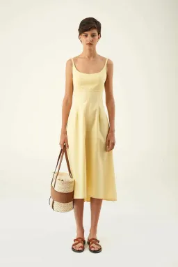 Oroton Structured Sundress Daffodil for rent on The Volte - image 1