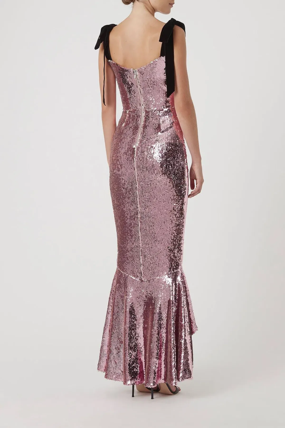 Rachel Gilbert Addie Gown Salmon Size 6 - Image 2