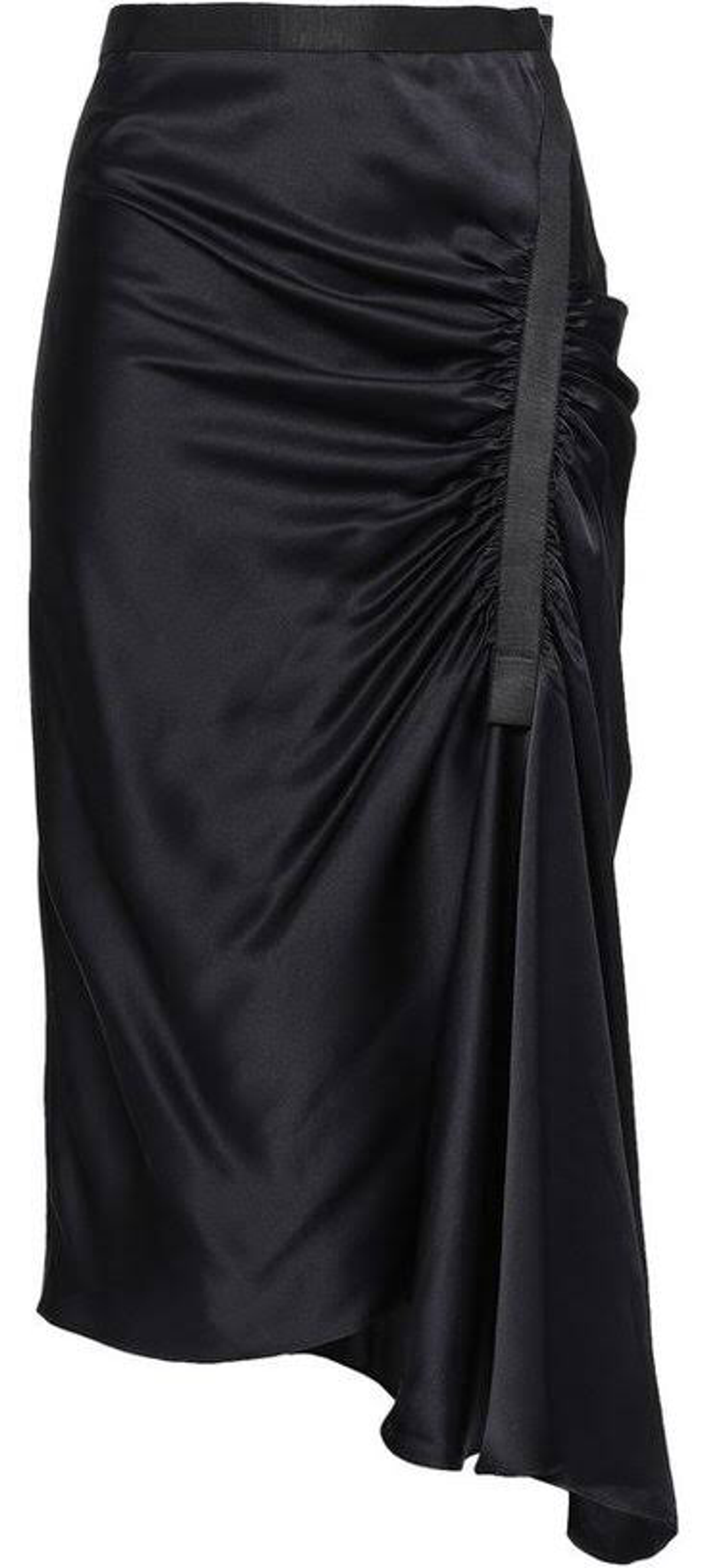 Christopher Esber Incline Taped Gathered Skirt Black Size 8 - Image 3