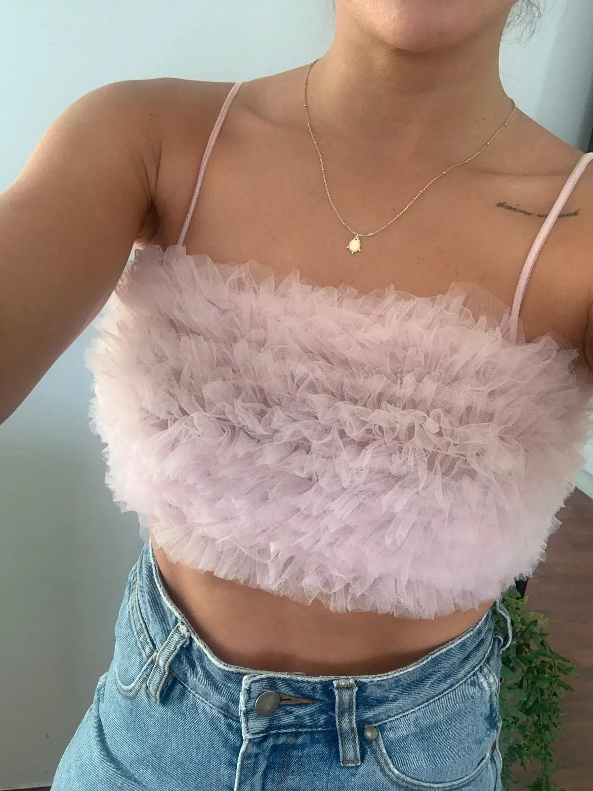 Dyspnea Riff Raff Crop Top Pink Size 6 - Image 3