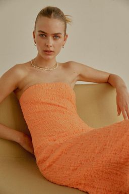 Ownley Petra Dress in Aperol Spritz for rent on The Volte - image 3