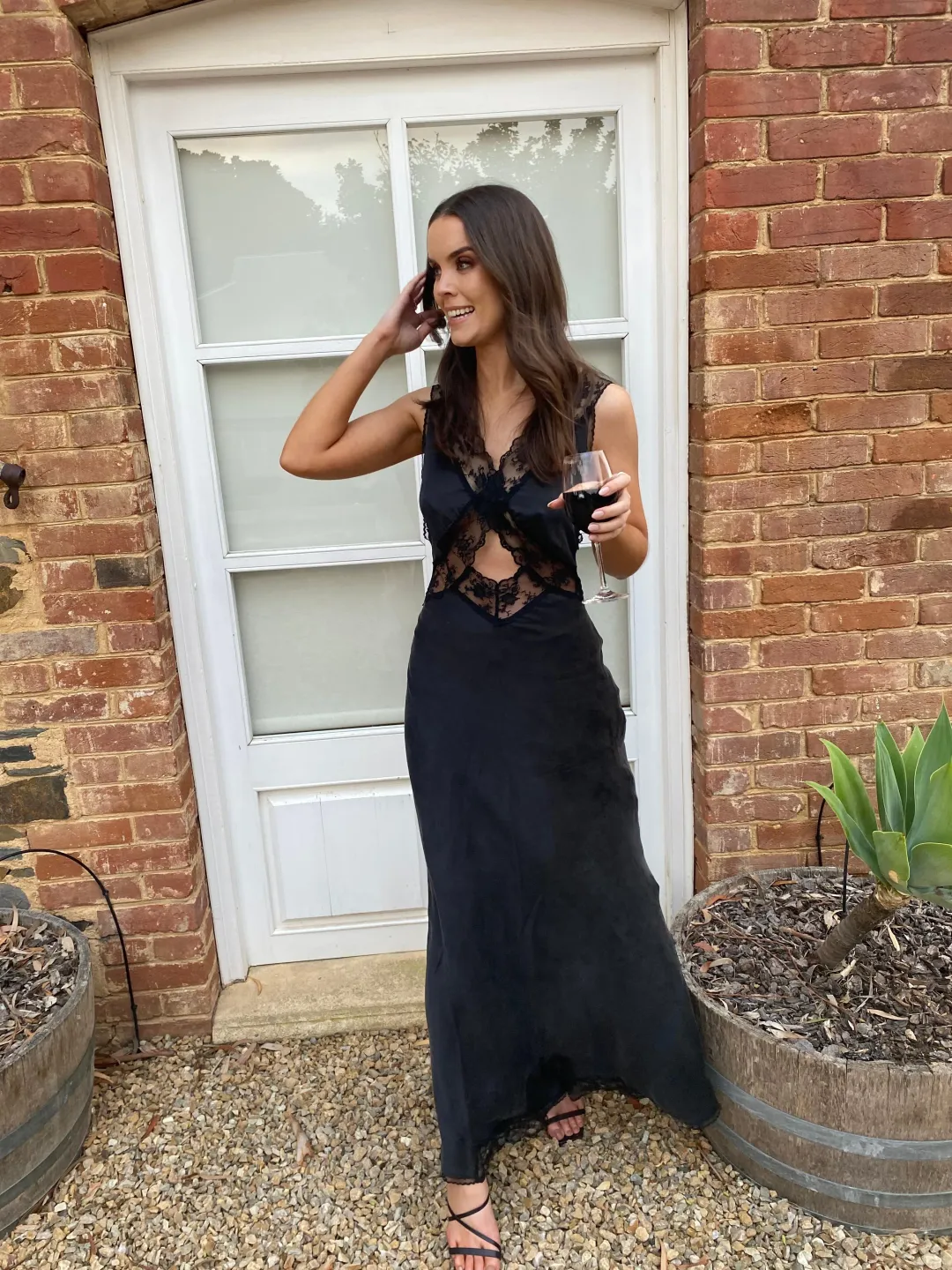 Sir The Label Aries Cutout Dress Black Size 1 for rent on The Volte - main image