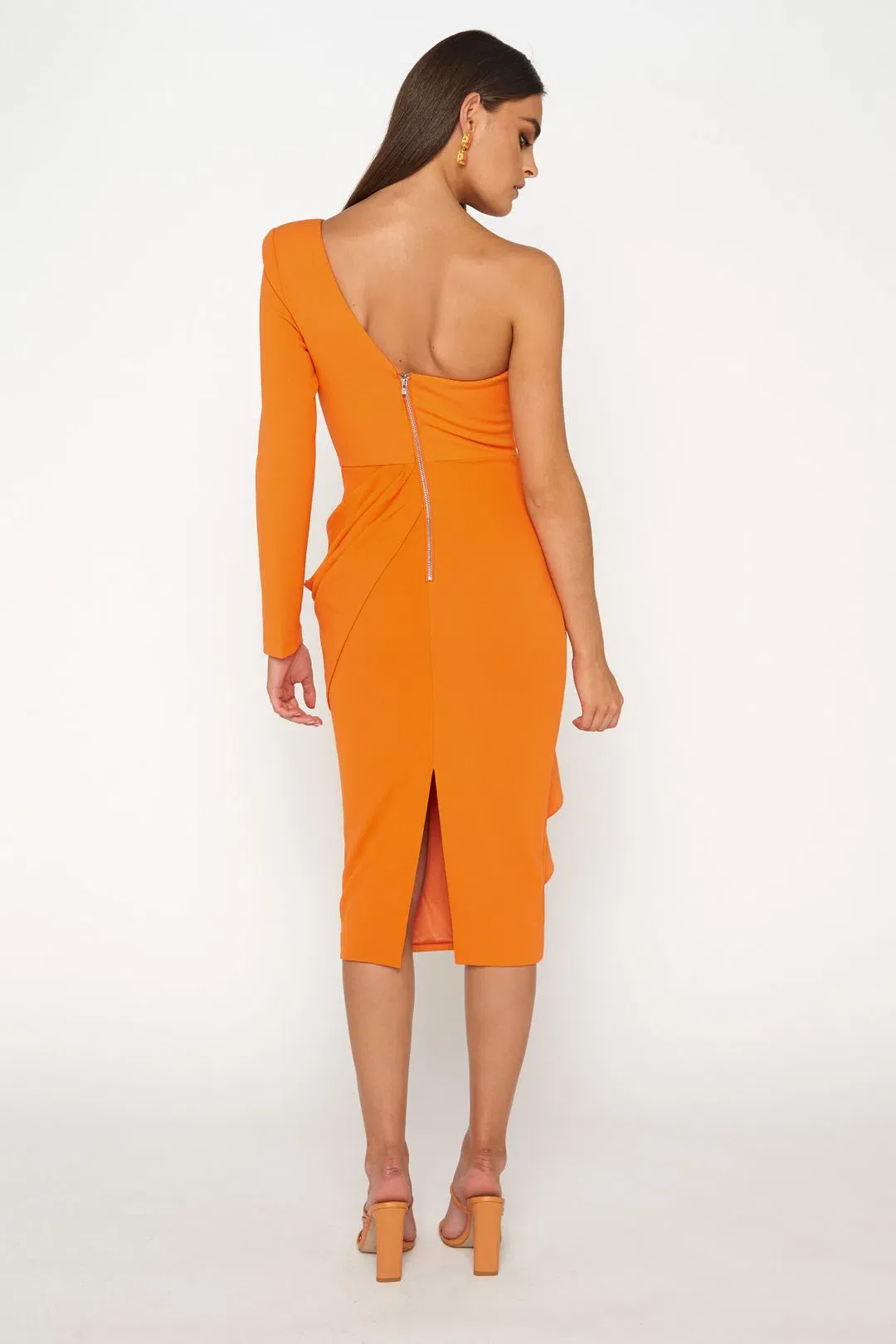 Mossman Follow Me Dress Orange Size 8 for rent on The Volte - main image