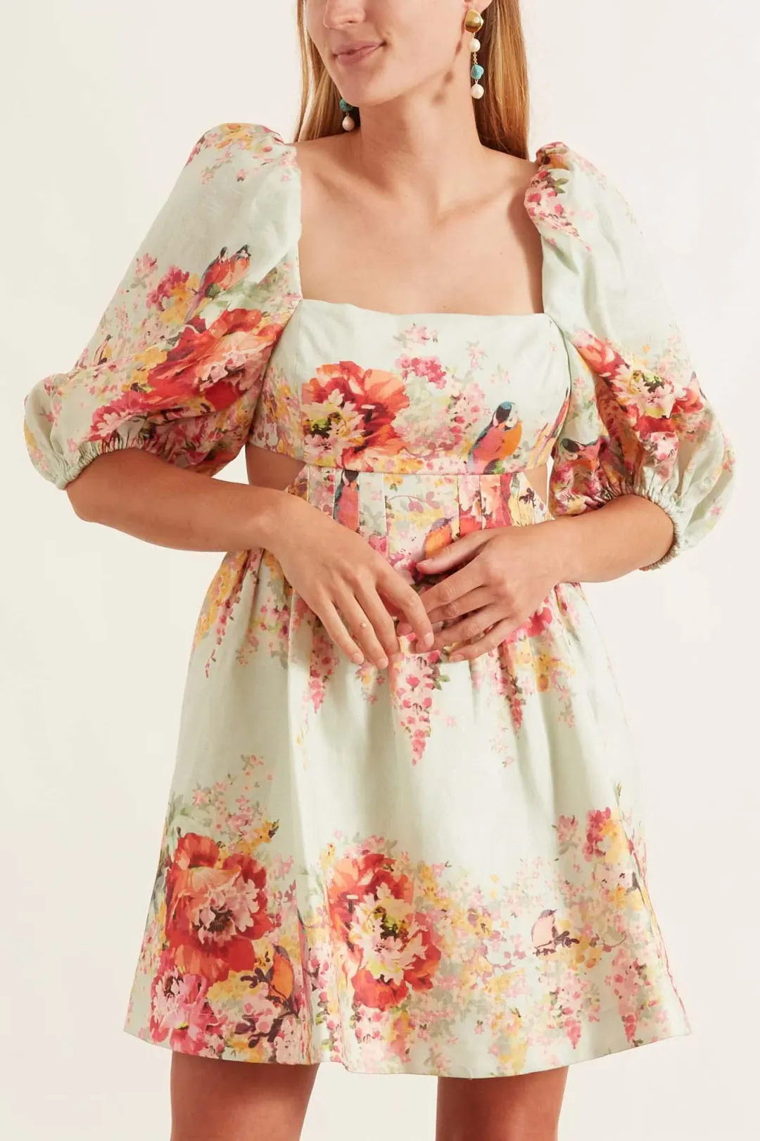 Zimmermann Mae Cut Out Dress Size 0 for rent on The Volte - main image